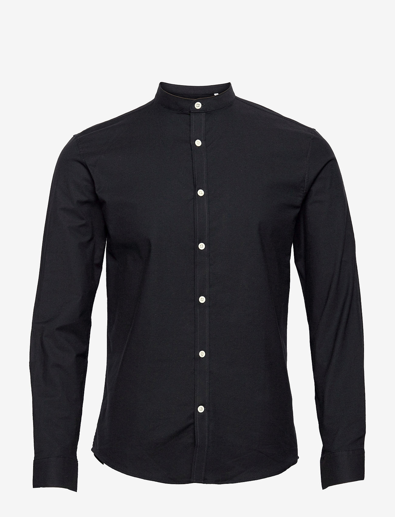 Lindbergh - Yarn dyed oxford superflex shirt - oxford-hemden - black - 1