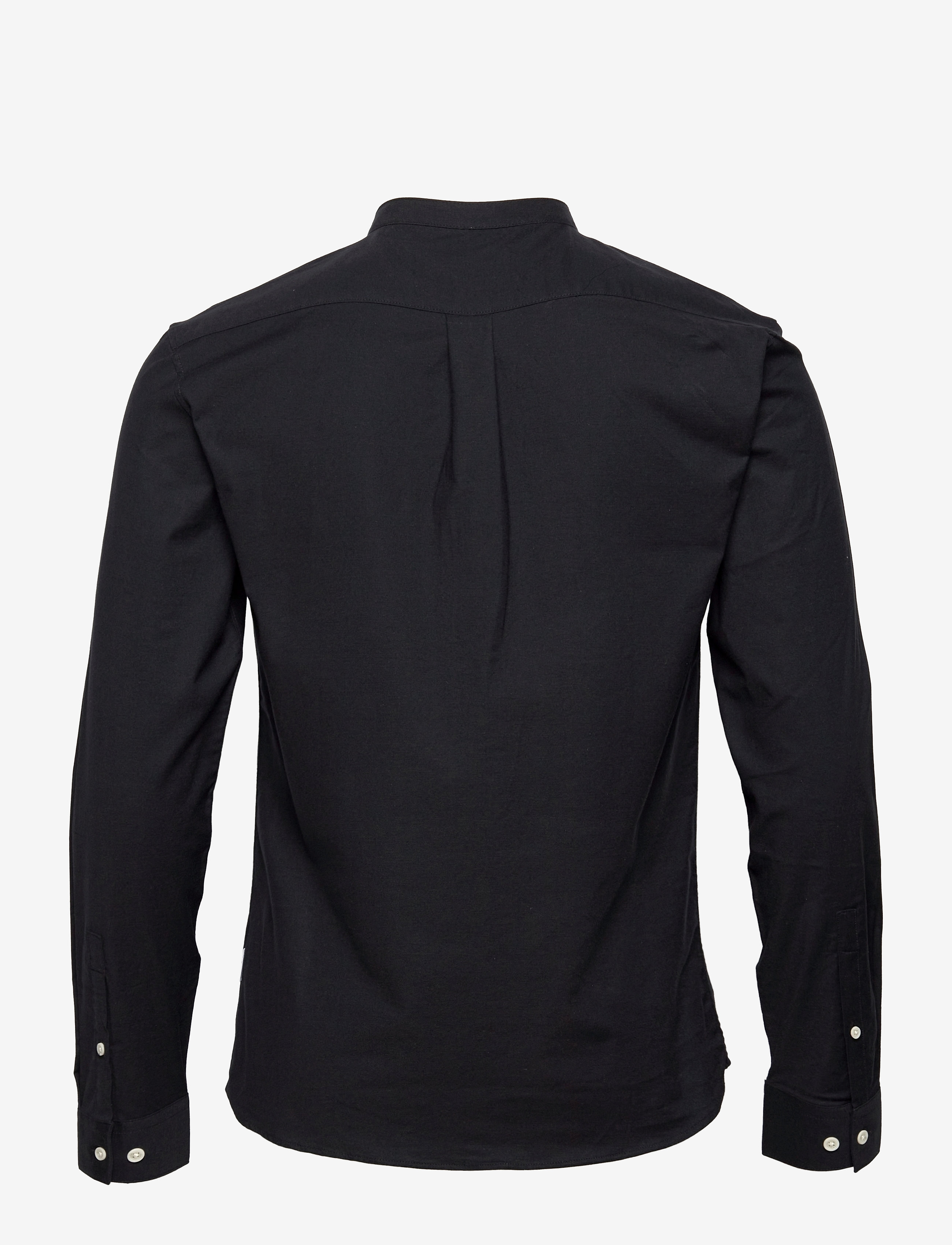 Lindbergh - Yarn dyed oxford superflex shirt L/S - oxford skjorter - black - 2