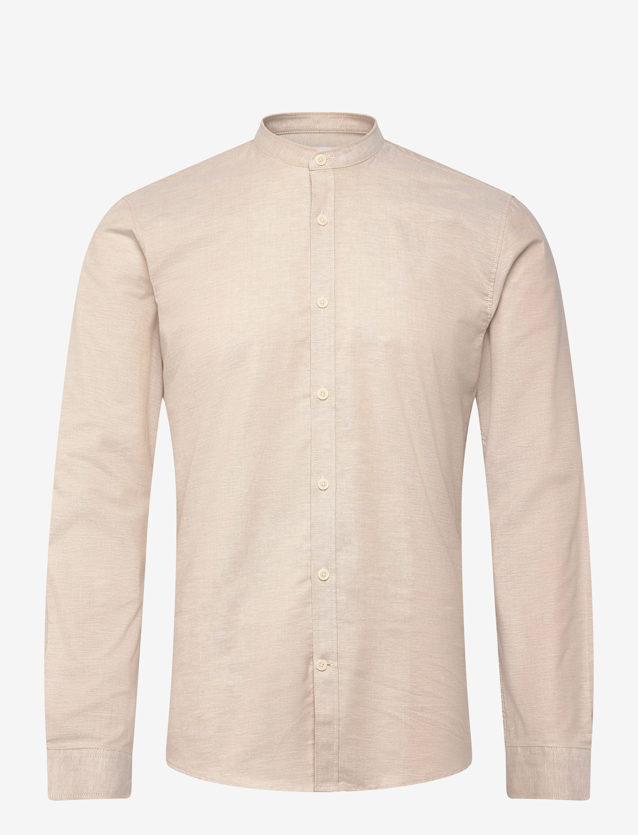 Lindbergh - Yarn dyed oxford superflex shirt - oxford-hemden - faded sand mix - 0