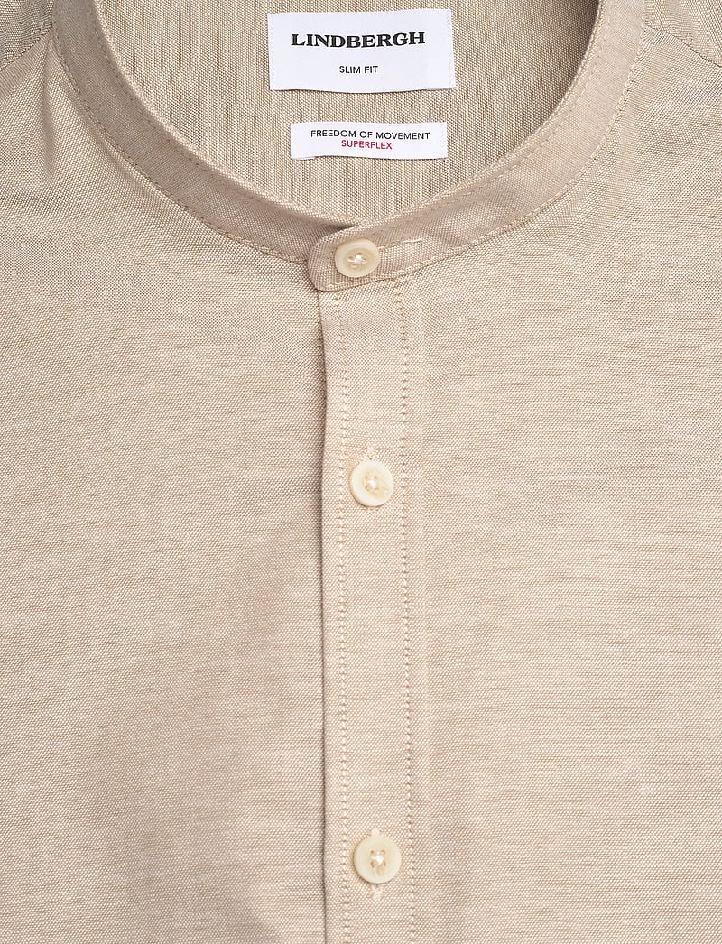 Lindbergh - Yarn dyed oxford superflex shirt - oxford-hemden - faded sand mix - 2