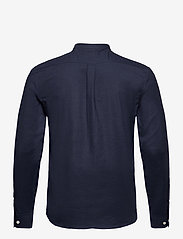 Lindbergh - Yarn dyed oxford superflex shirt L/ - oksfordo marškiniai - navy mix - 1