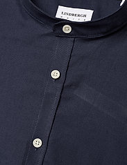 Lindbergh - Yarn dyed oxford superflex shirt L/ - oksfordo marškiniai - navy mix - 4
