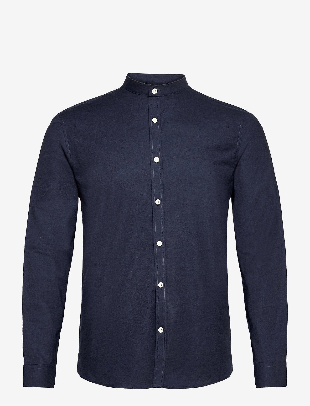 Lindbergh - Yarn dyed oxford superflex shirt L/S - oxford-skjortor - navy mix - 1