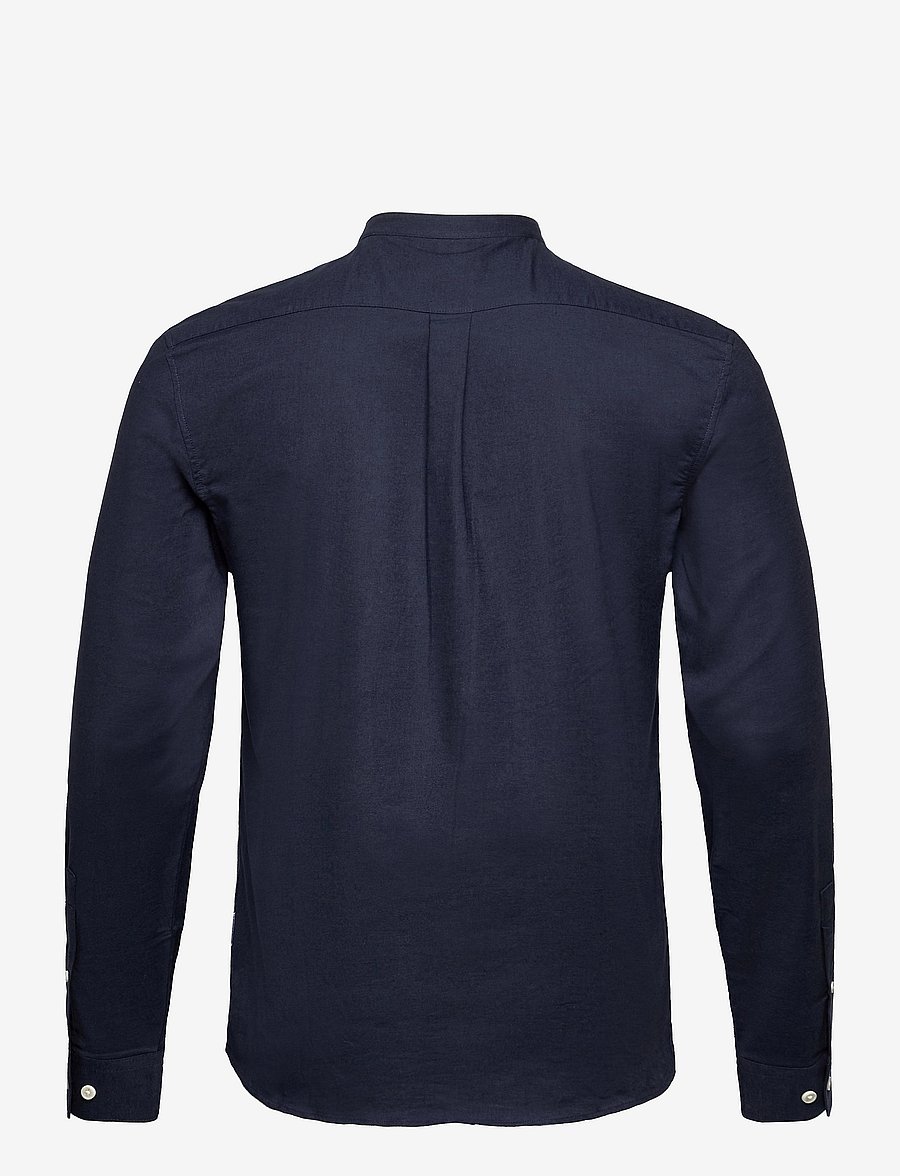 Lindbergh - Yarn dyed oxford superflex shirt L/S - oxford shirts - navy mix - 2