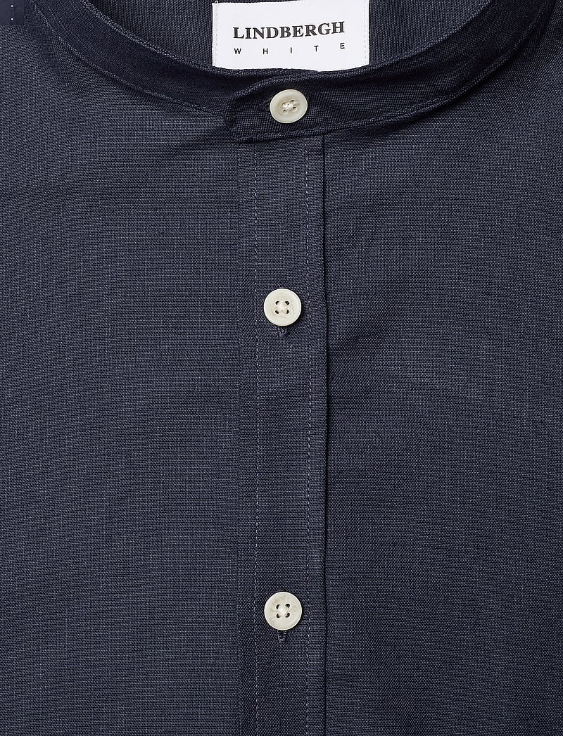Lindbergh - Yarn dyed oxford superflex shirt - oxford-hemden - navy mix - 3