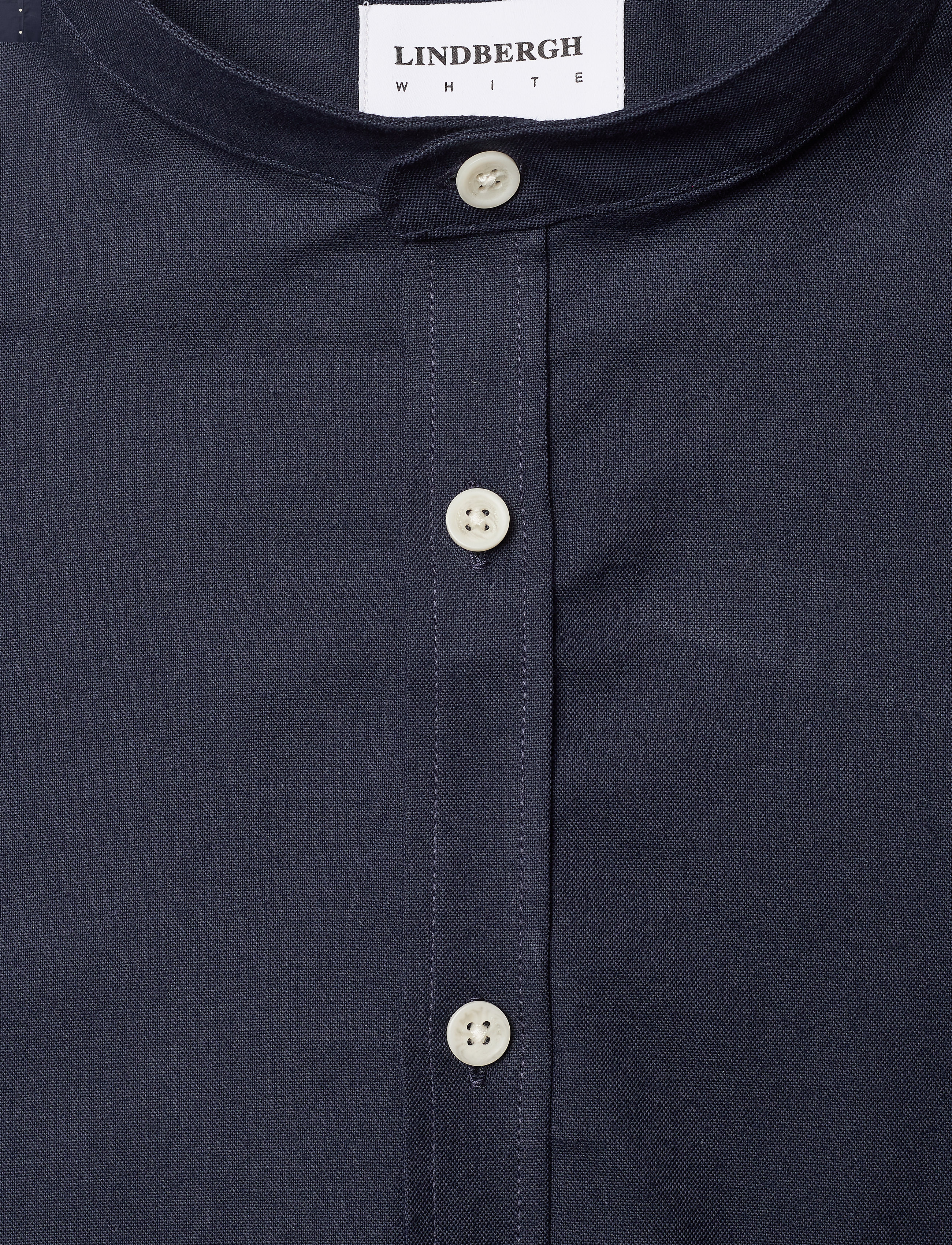 Lindbergh - Yarn dyed oxford superflex shirt L/S - oxford-hemden - navy mix - 3