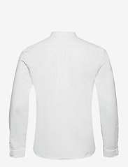 Lindbergh - Oxford manderin superflex L/S - oxford-skjorter - white - 1