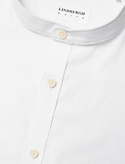 Lindbergh - Yarn dyed oxford superflex shirt L/ - pohjoismainen tyyli - white - 4