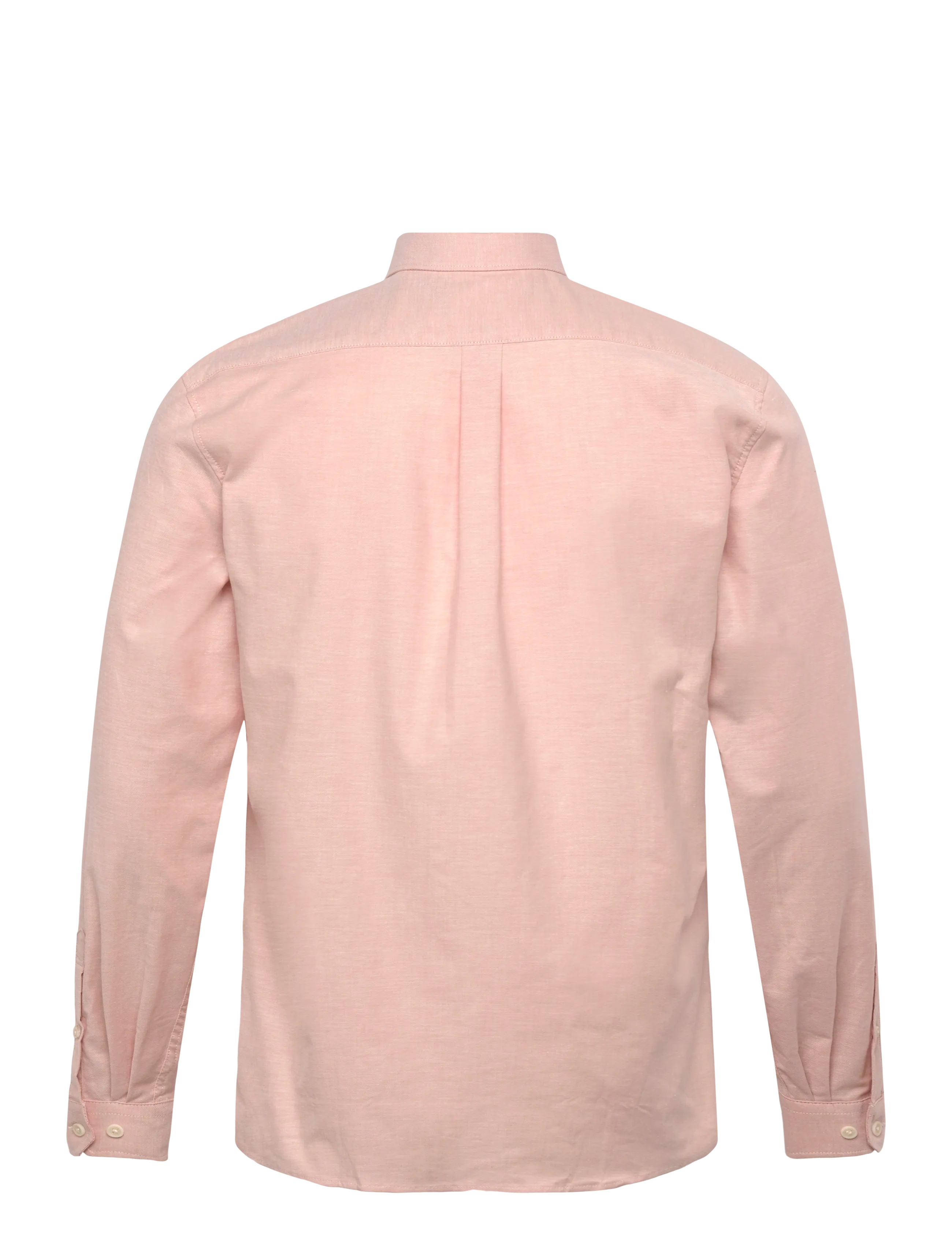 Lindbergh - Yarn dyed oxford superflex shirt L/S - oxford skjorter - baked rose mix - 2