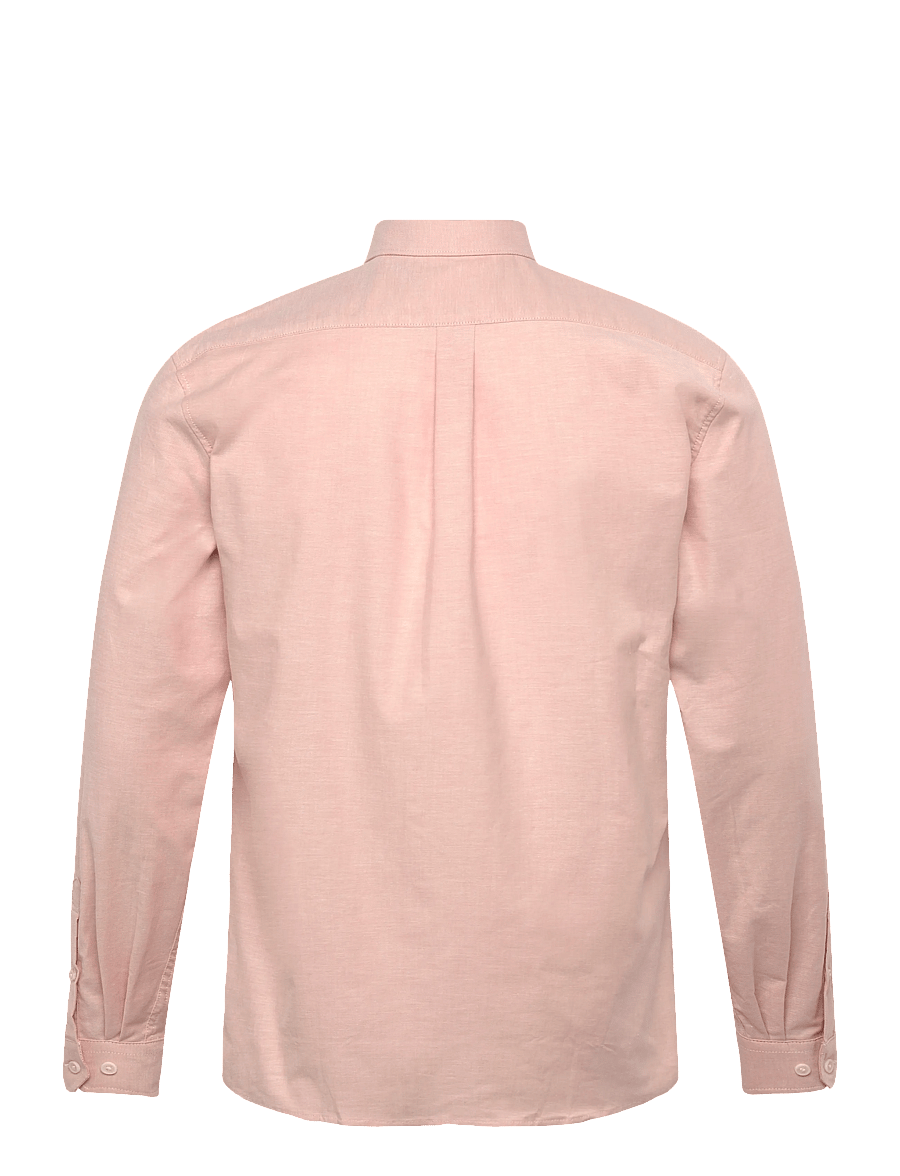 Lindbergh - Yarn dyed oxford superflex shirt L/S - oxford skjorter - baked rose mix - 2
