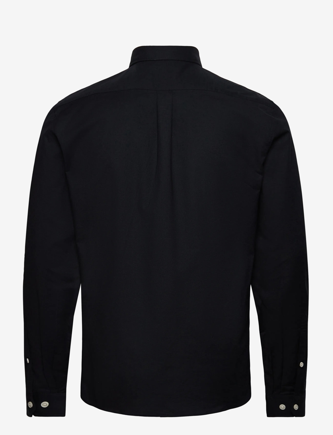 Lindbergh - Yarn dyed oxford superflex shirt - oxford-skjortor - black - 2