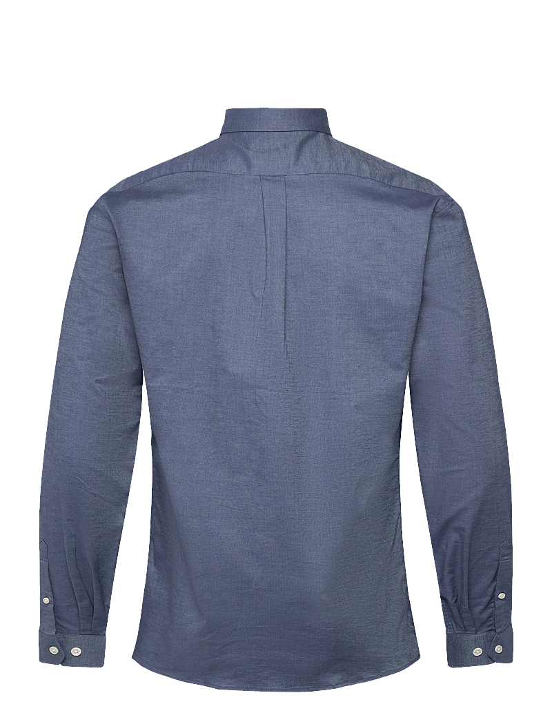 Lindbergh - Yarn dyed oxford superflex shirt L/S - oxford-skjortor - dust blue mix - 2