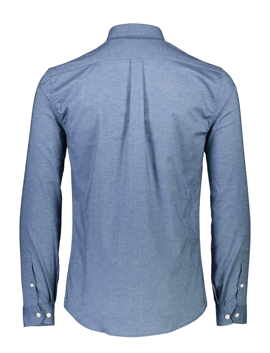 Lindbergh - Yarn dyed oxford superflex shirt L/S - oxford-hemden - dust blue mix - 2