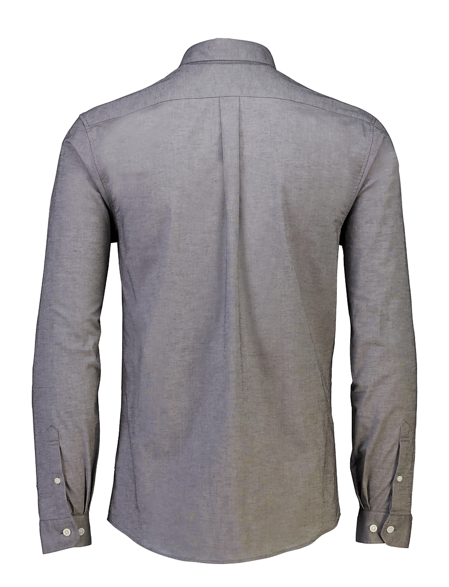 Lindbergh - Yarn dyed oxford superflex shirt L/S - oxford-skjortor - dust grey mix - 2