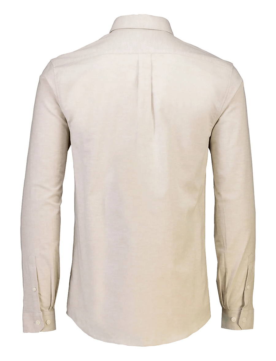Lindbergh - Yarn dyed oxford superflex shirt L/S - oxford-skjortor - faded sand mix - 2
