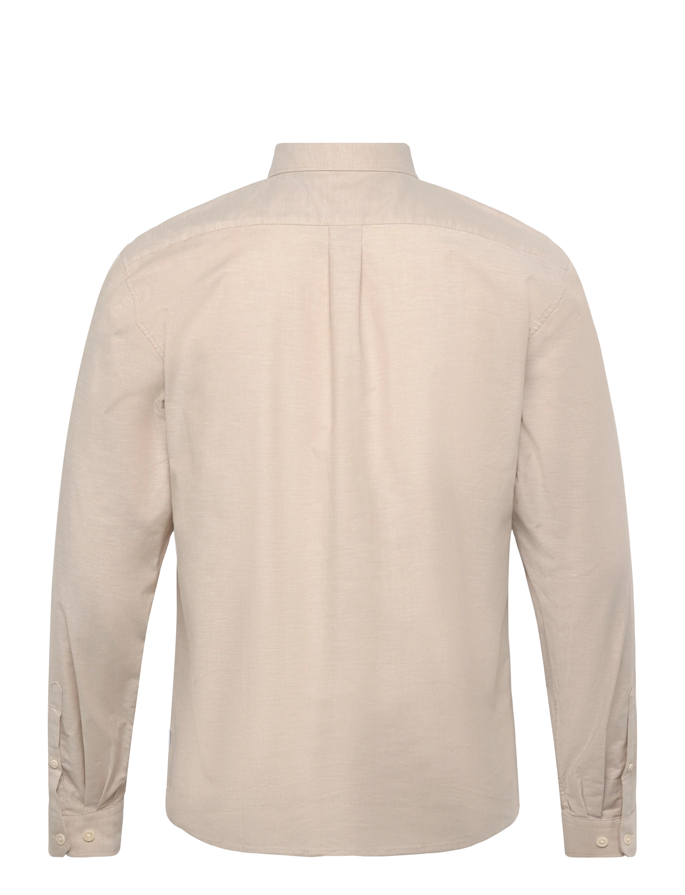Lindbergh - Yarn dyed oxford superflex shirt L/S - oxford skjorter - lt sand mix - 2