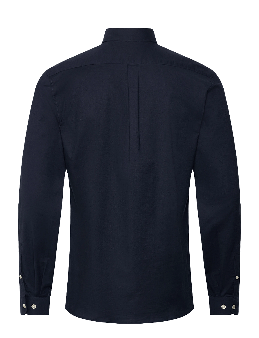 Lindbergh - Yarn dyed oxford superflex shirt L/S - chemises oxford - navy mix - 2