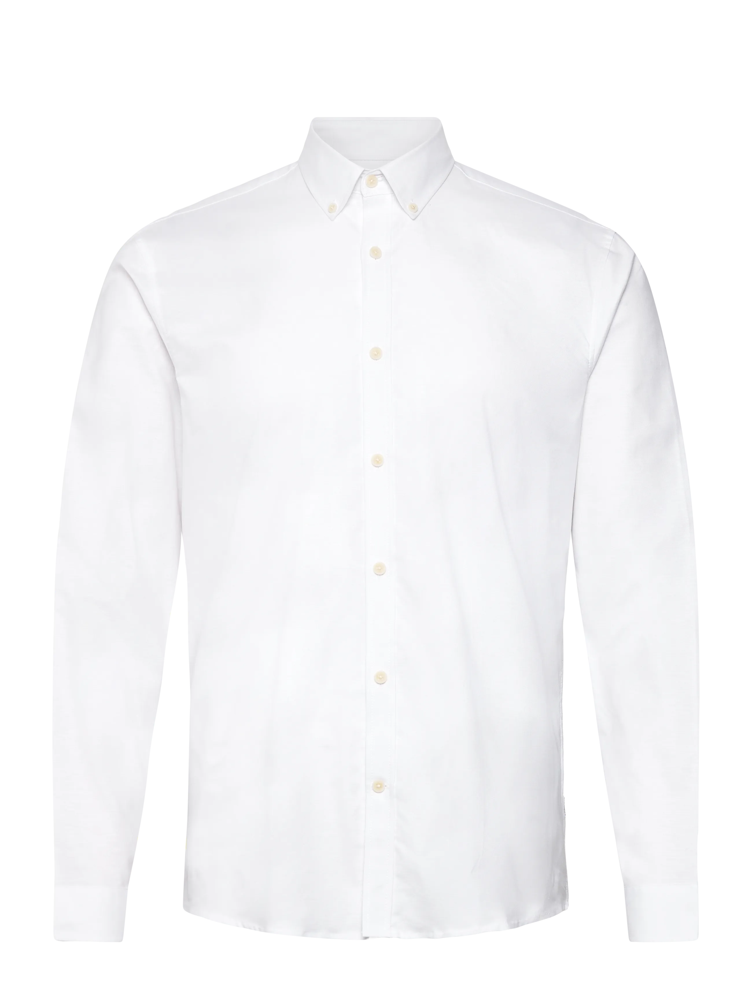 LINDBERGH Yarn Dyed Oxford Superflex Shirt Weiß - S - Herren