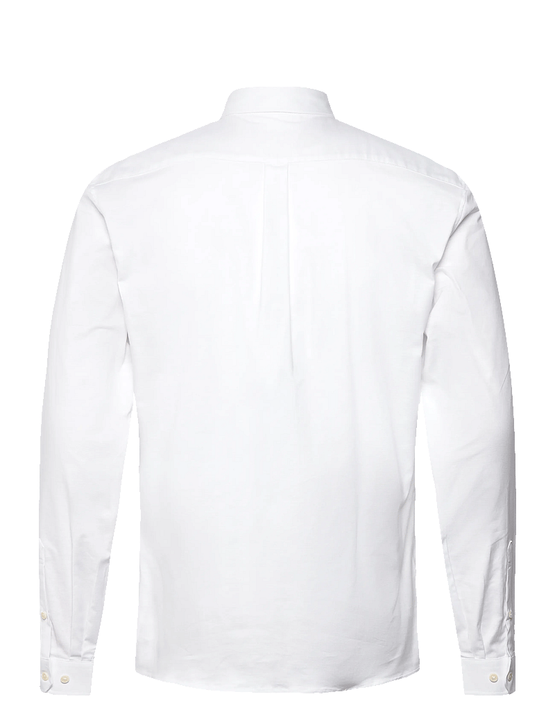 Lindbergh - Yarn dyed oxford superflex shirt - oxfordi särgid - white - 2