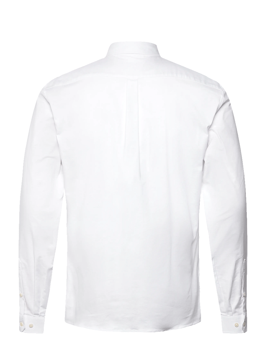 Lindbergh - Yarn dyed oxford superflex shirt L/S - chemises oxford - white - 2