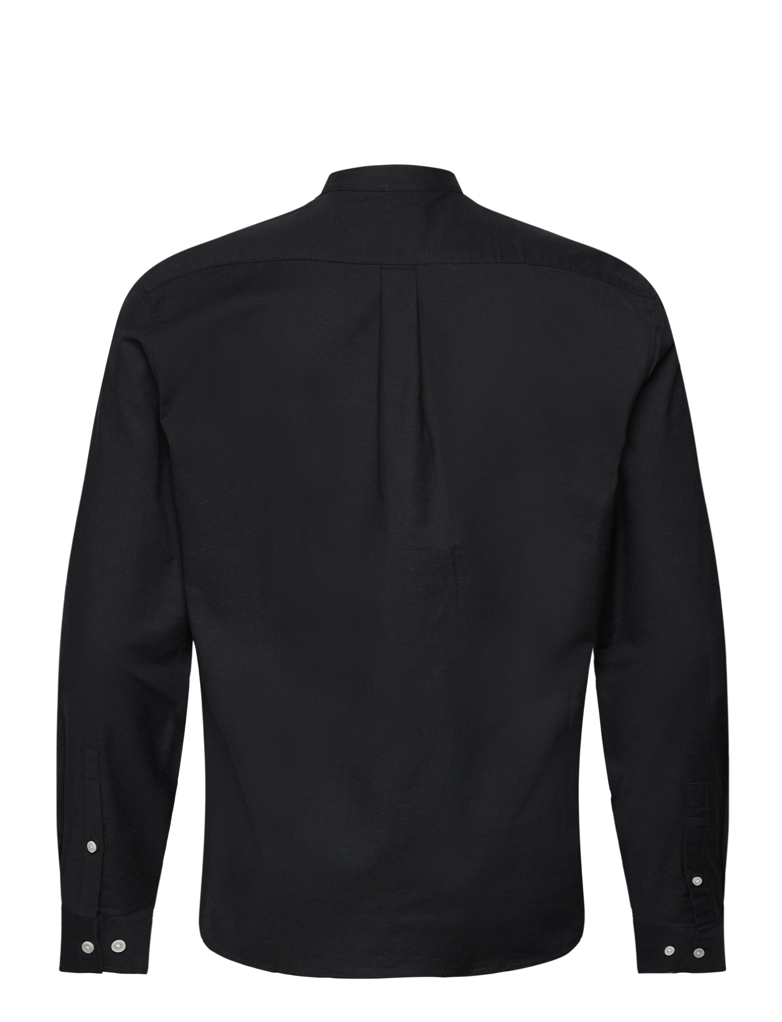 Lindbergh - Yarn dyed oxford superflex shirt - oxford shirts - black - 2