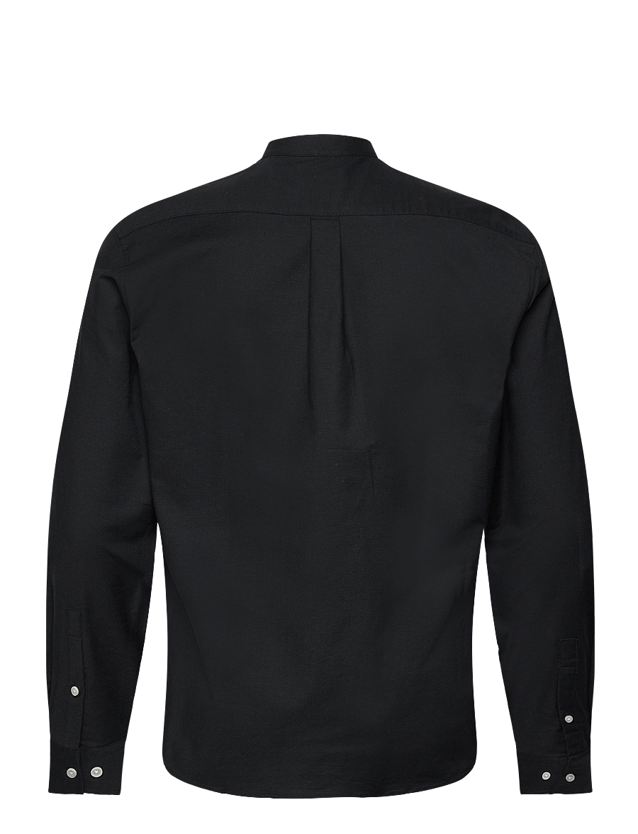 Lindbergh - Yarn dyed oxford superflex shirt L/S - oxford-hemden - black - 2