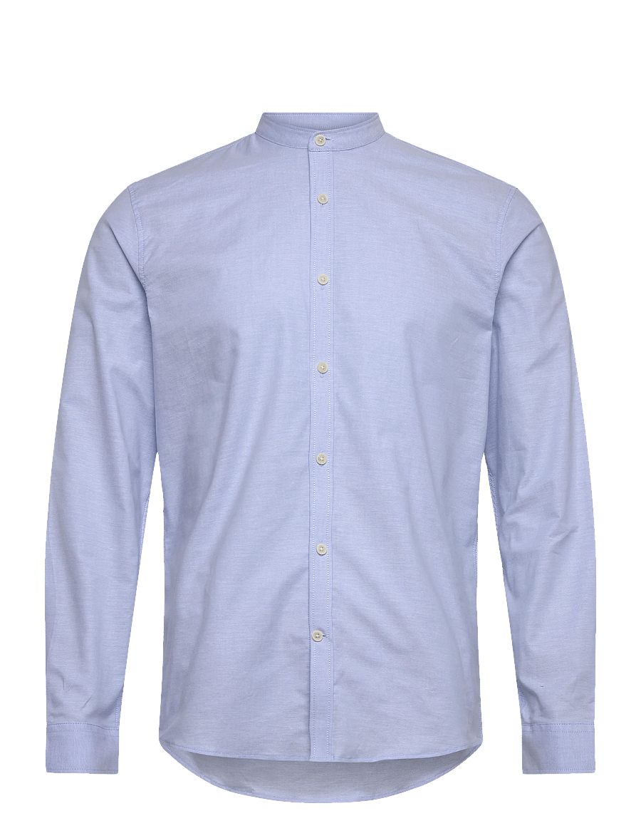 Lindbergh - Yarn dyed oxford superflex shirt L/S - oxford skjorter - lt blue mix - 1