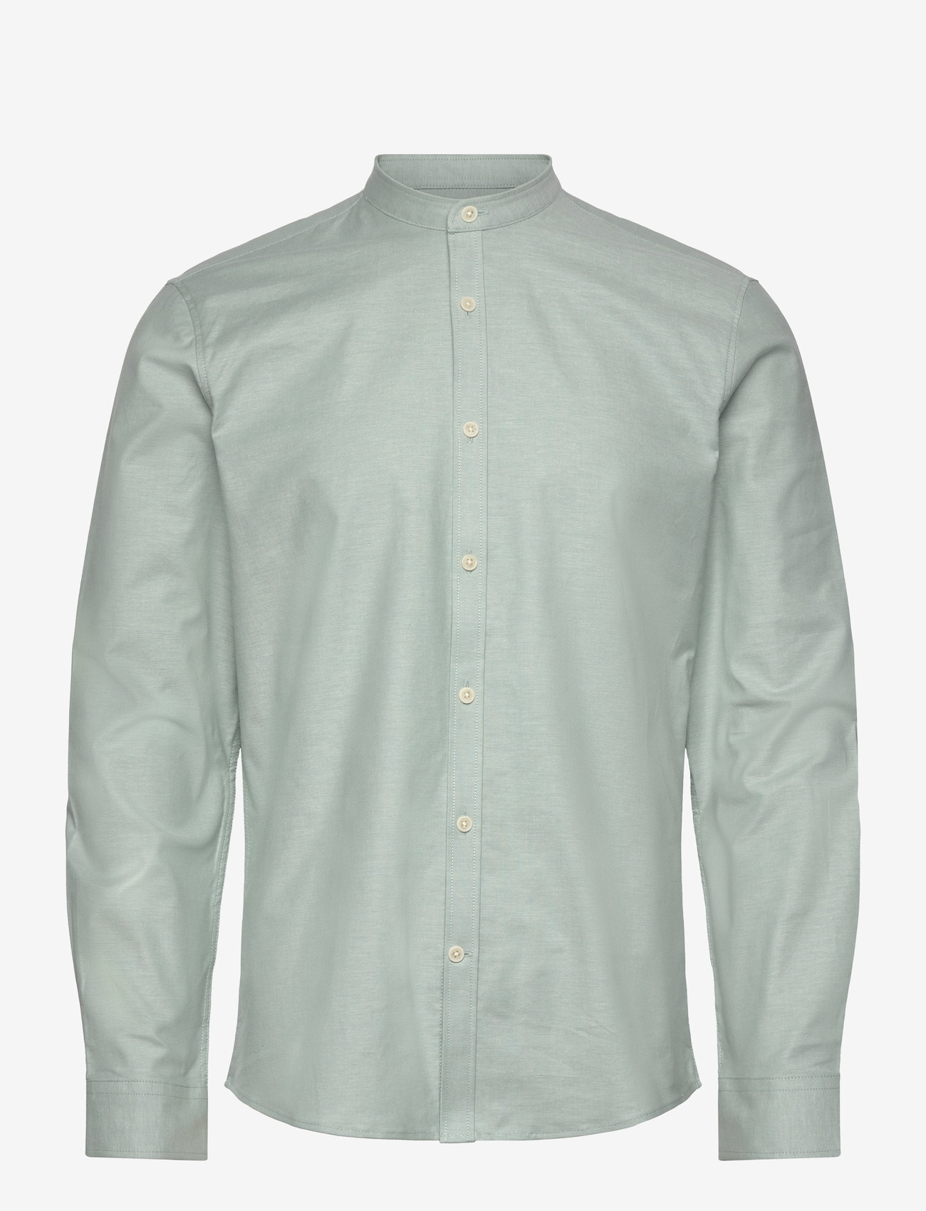Lindbergh - Yarn dyed oxford superflex shirt - oxford skjorter - mid green mix - 1