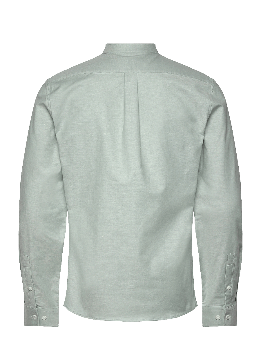 Lindbergh - Yarn dyed oxford superflex shirt L/S - oxford shirts - mid green mix - 2
