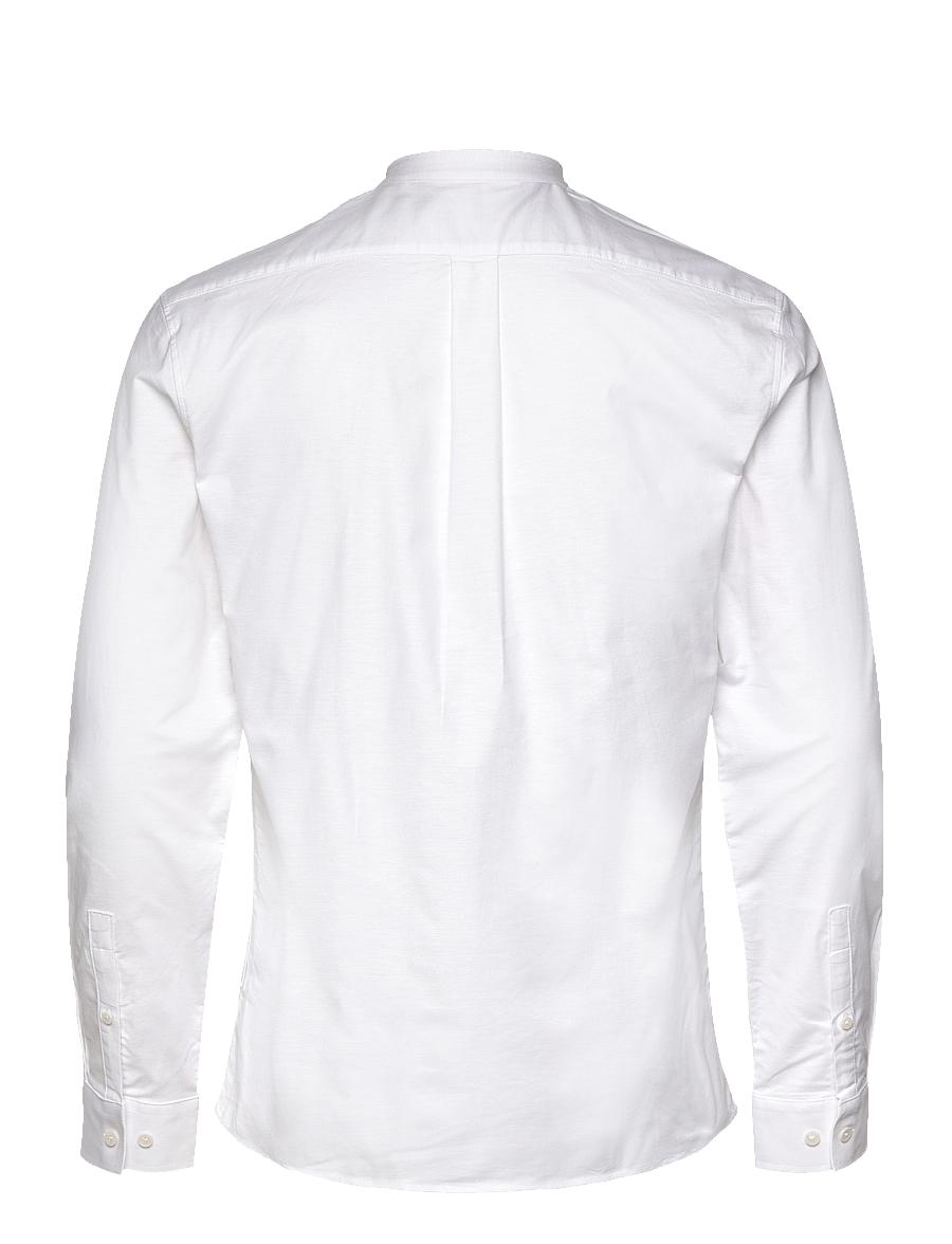 Lindbergh - Yarn dyed oxford superflex shirt L/S - oxfordi särgid - white - 2