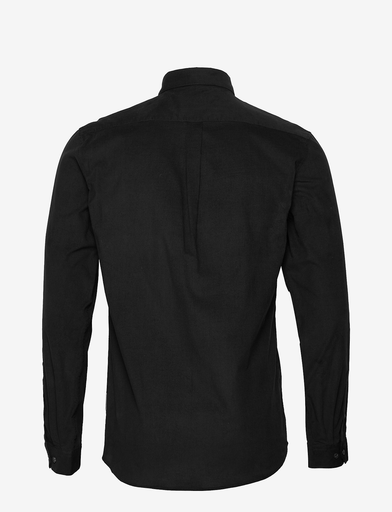 Lindbergh - Fine corduroy shirt L/S - corduroy shirts - black - 1