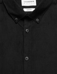 Lindbergh - Fine corduroy shirt L/S - norænn stíll - black - 5