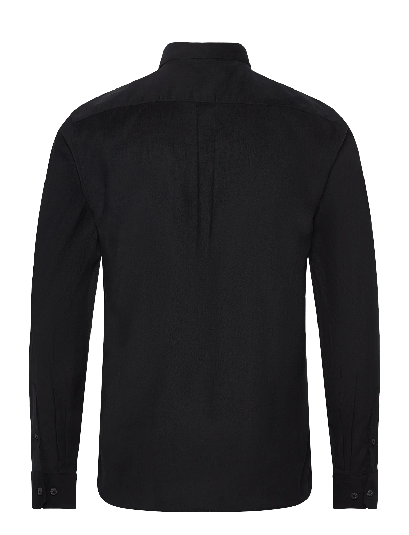 Lindbergh - Fine corduroy shirt L/S - manchesterskjortor - black - 2