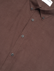 Lindbergh - Fine corduroy shirt L/S - corduroy shirts - dark brown - 6