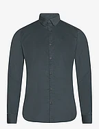 Fine corduroy shirt L/S - DEEP GREEN