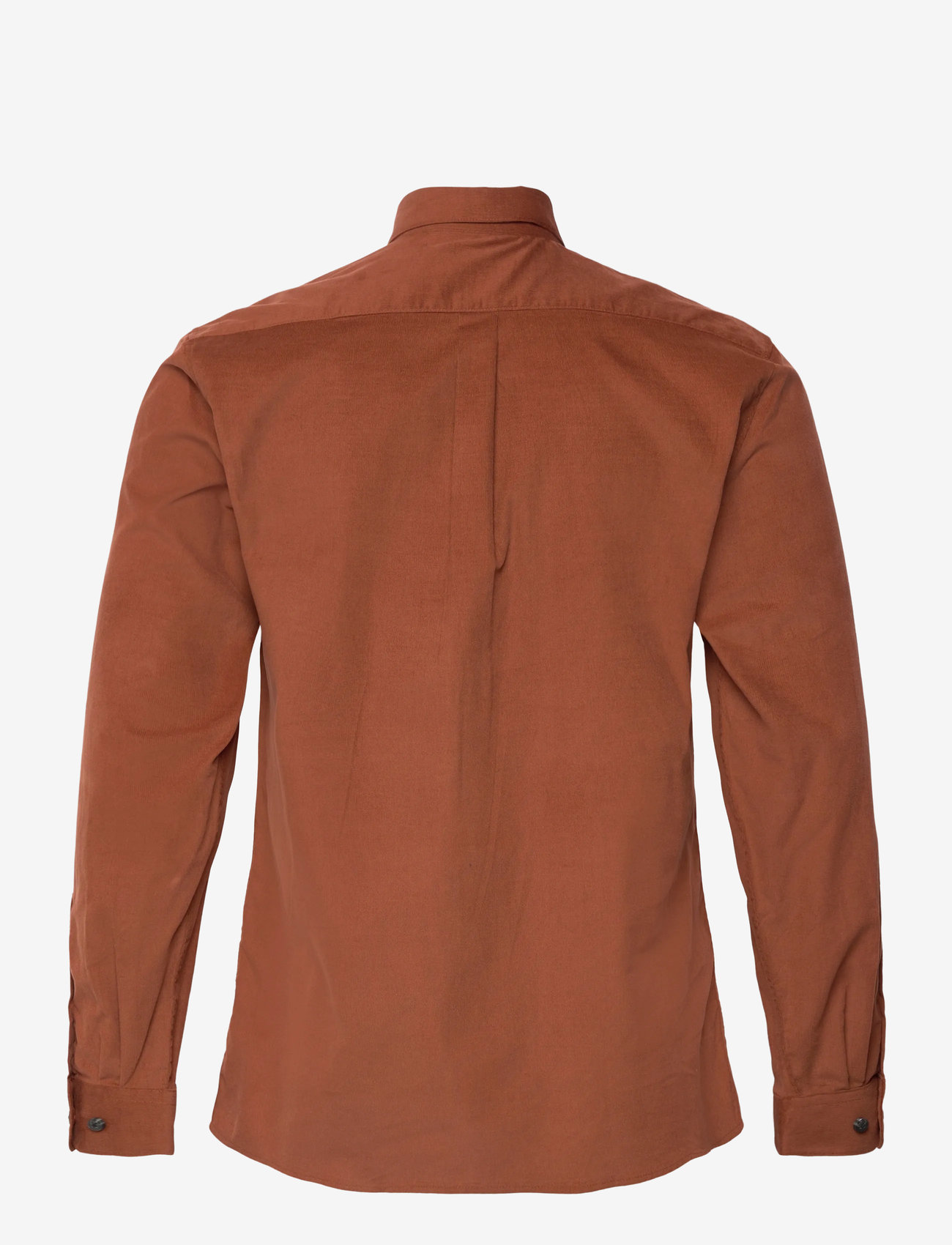 Lindbergh - Fine corduroy shirt L/S - manchesterskjortor - dk copper - 2