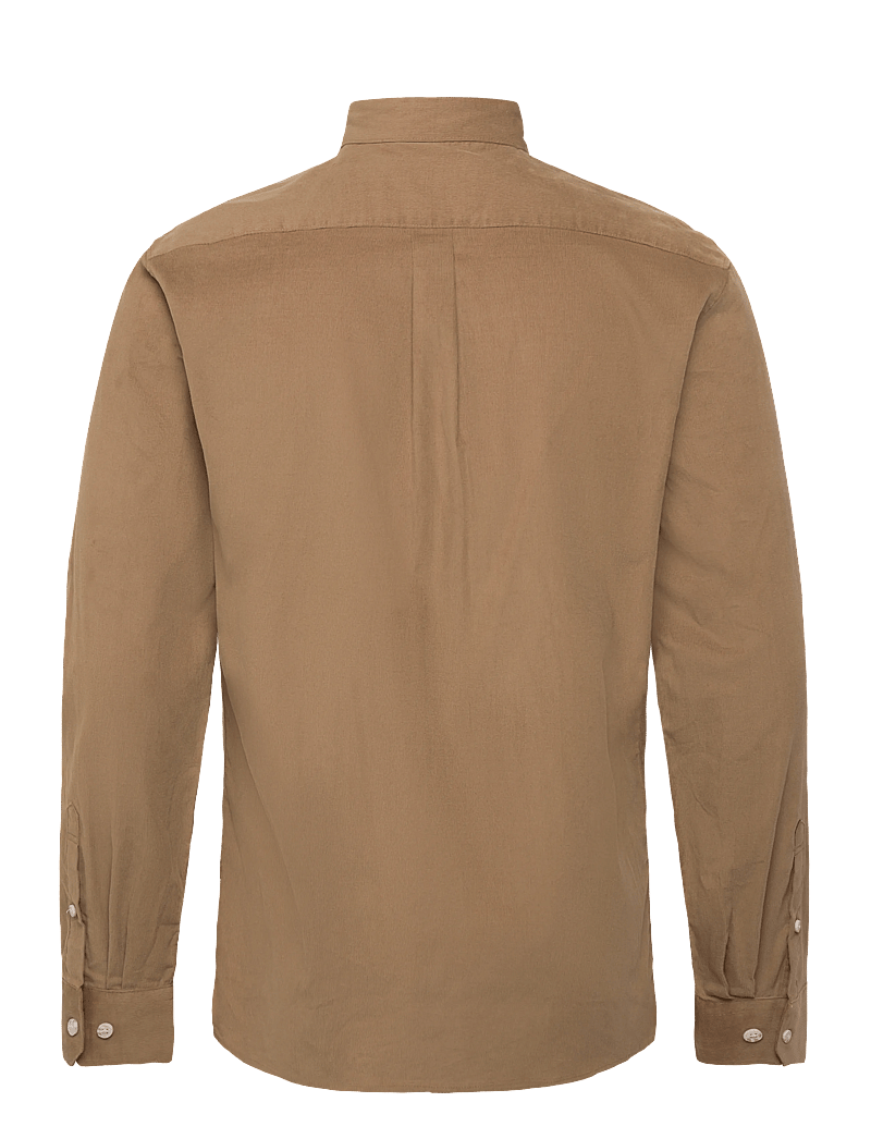 Lindbergh - Fine corduroy shirt L/S - manchesterskjortor - dusty brown - 2