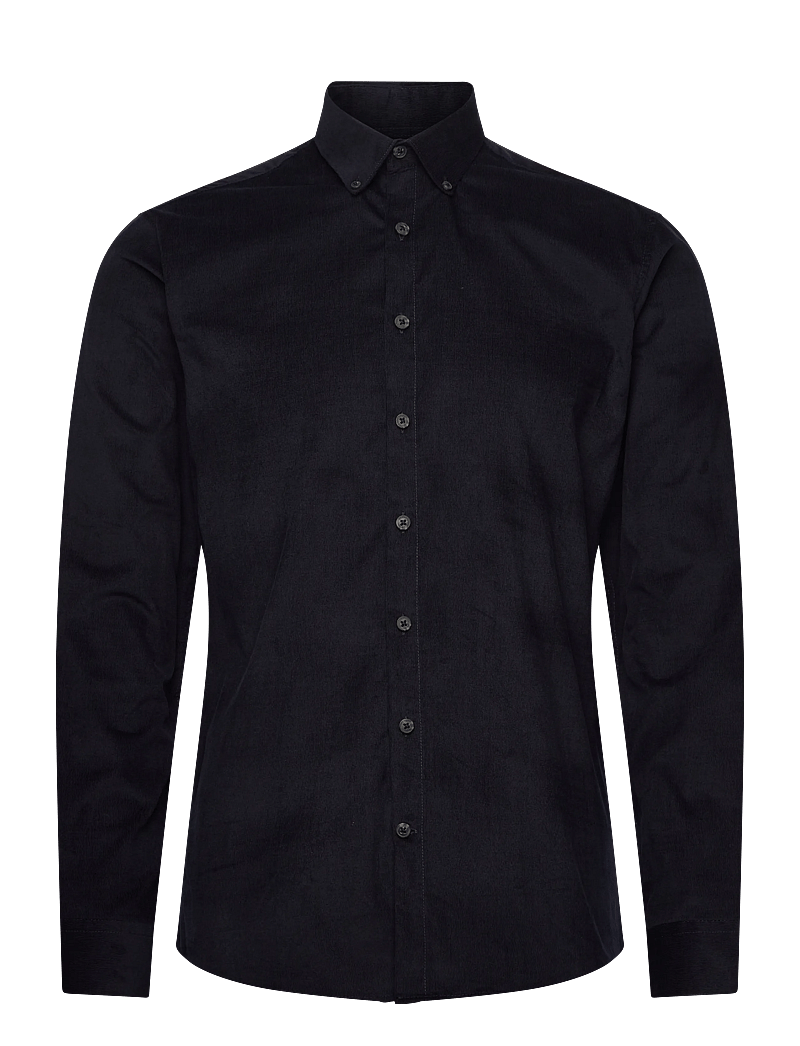 Lindbergh - Fine corduroy shirt L/S - manchesterskjortor - navy - 1