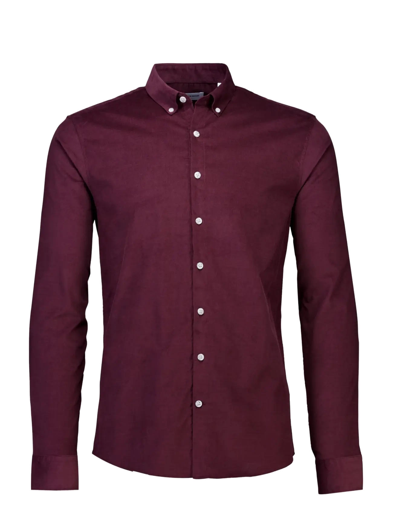 Lindbergh - Fine corduroy shirt L/S - cordhemden - bordeaux - 1