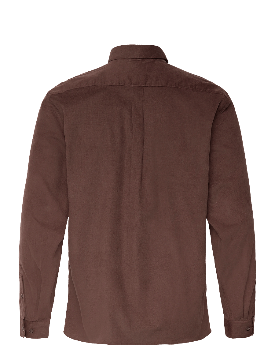 Lindbergh - Fine corduroy shirt L/S - cordhemden - dk brown - 2