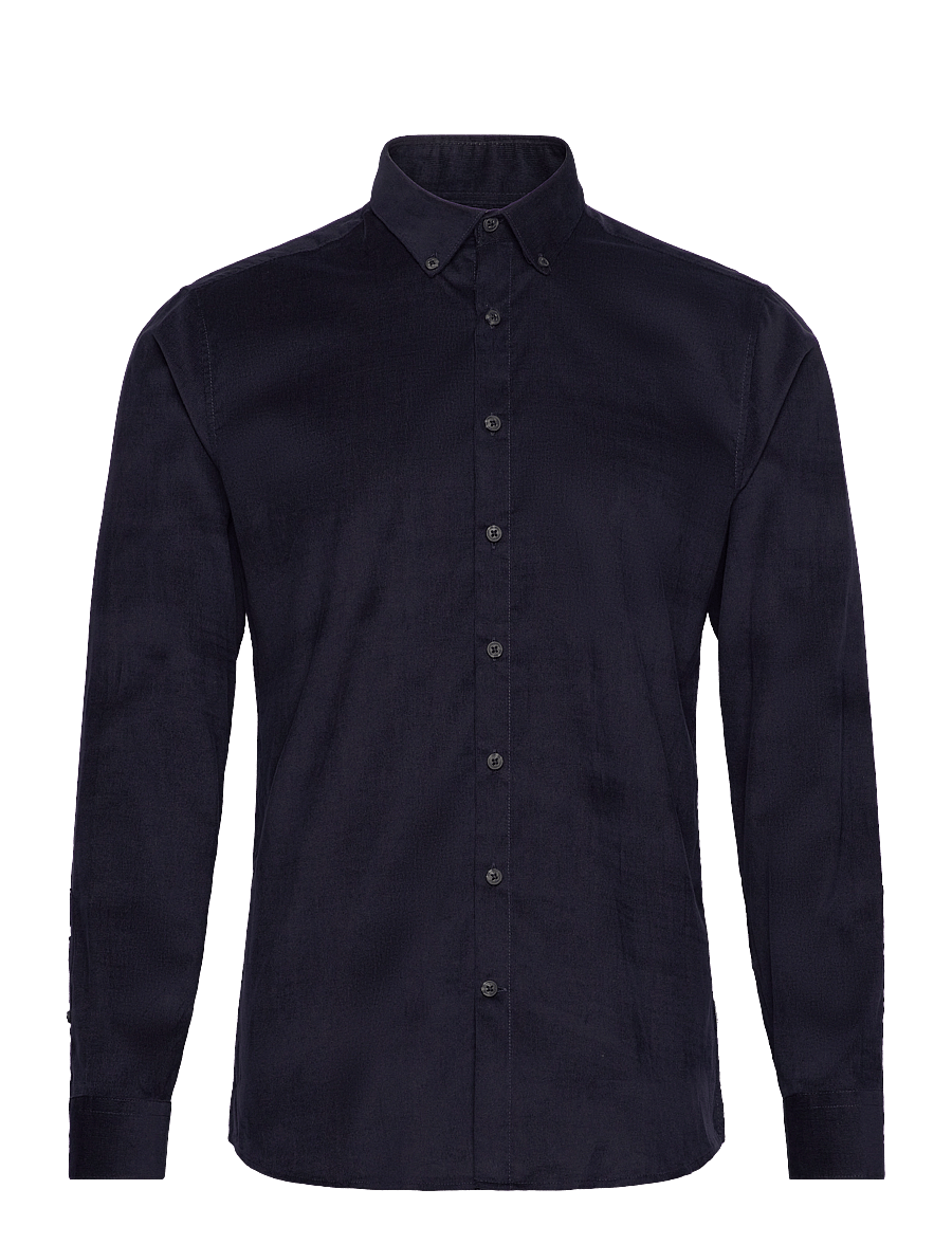 Lindbergh - Fine corduroy shirt L/S - cordhemden - navy - 1