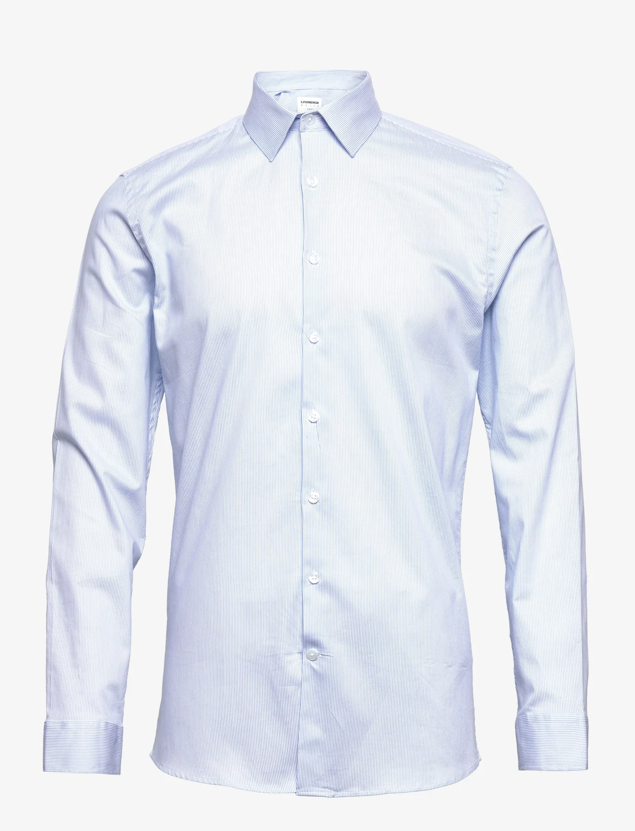 Lindbergh - Organic dress shirt L/S - basic skjortor - light blue - 0