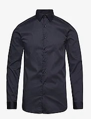 Lindbergh - Organic dress shirt L/S - laisvalaikio marškiniai - navy - 0