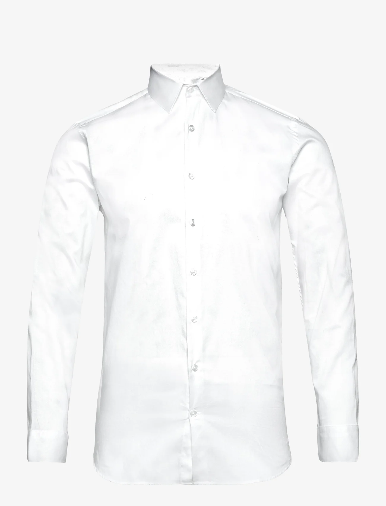 Lindbergh - Organic dress shirt L/S - laisvalaikio marškiniai - white - 0