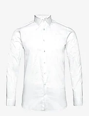 Lindbergh - Organic dress shirt L/S - laisvalaikio marškiniai - white - 0