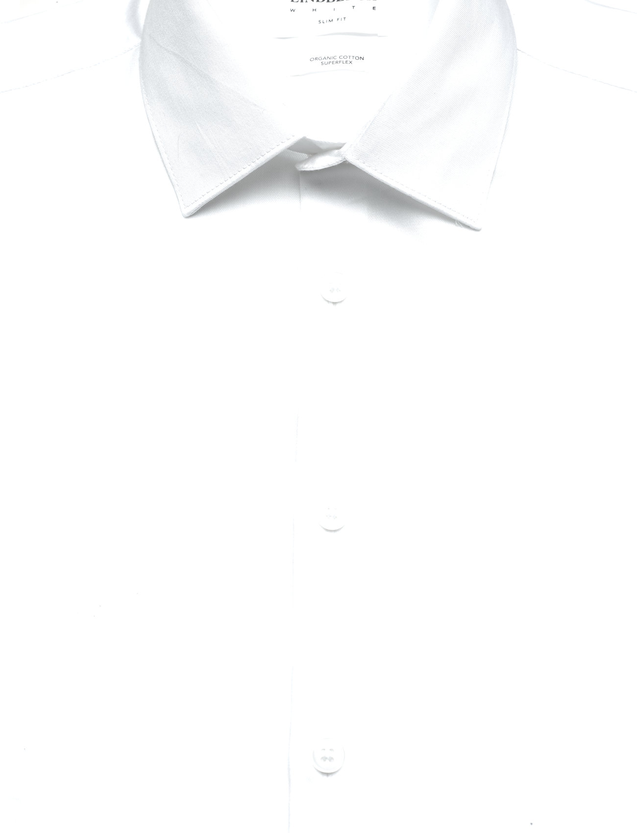 Lindbergh Organic Dress Shirt L/s (White), 243.26 kr | Stort udvalg af designer |