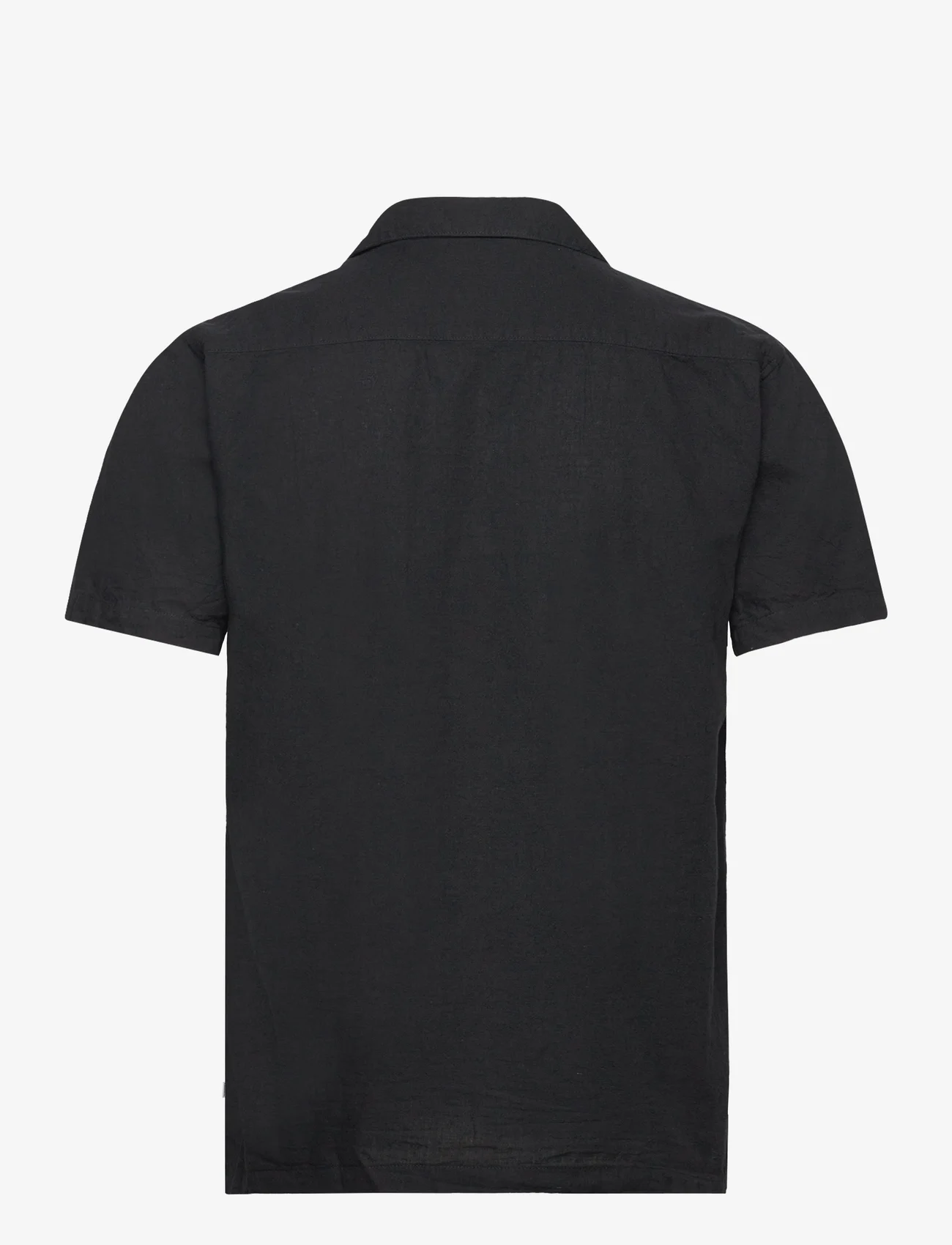 Lindbergh - Casual linen blend resort S/S - lininiai marškiniai - black - 1