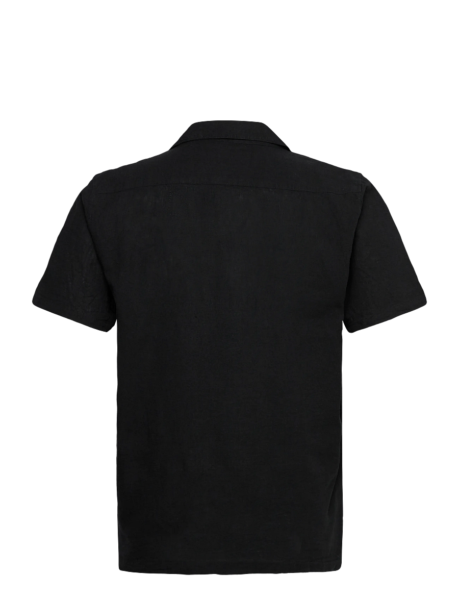 Lindbergh - Casual linen blend resort S/S - chemises à manches courtes - black - 2