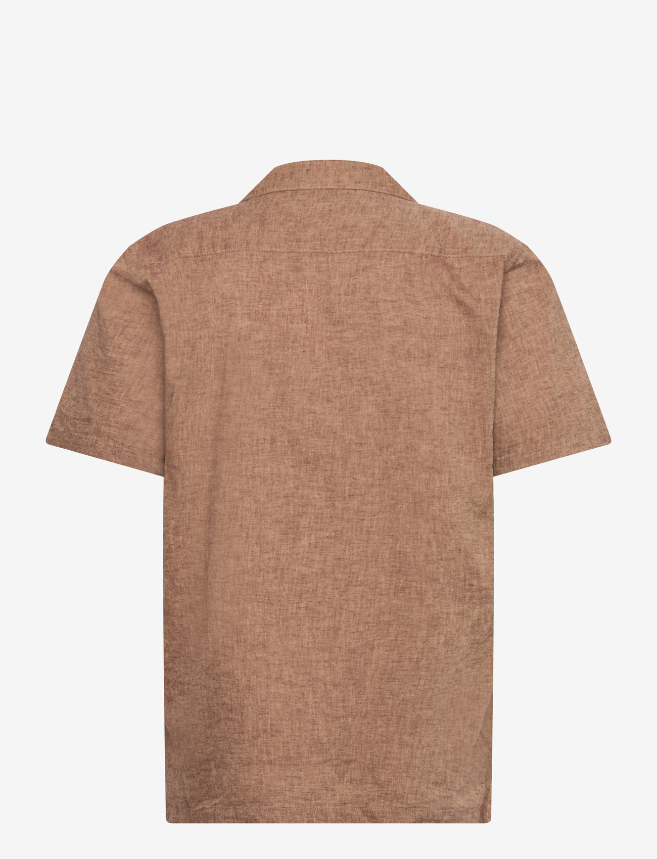 Lindbergh - Casual linen blend resort S/S - kortærmede skjorter - brown - 2