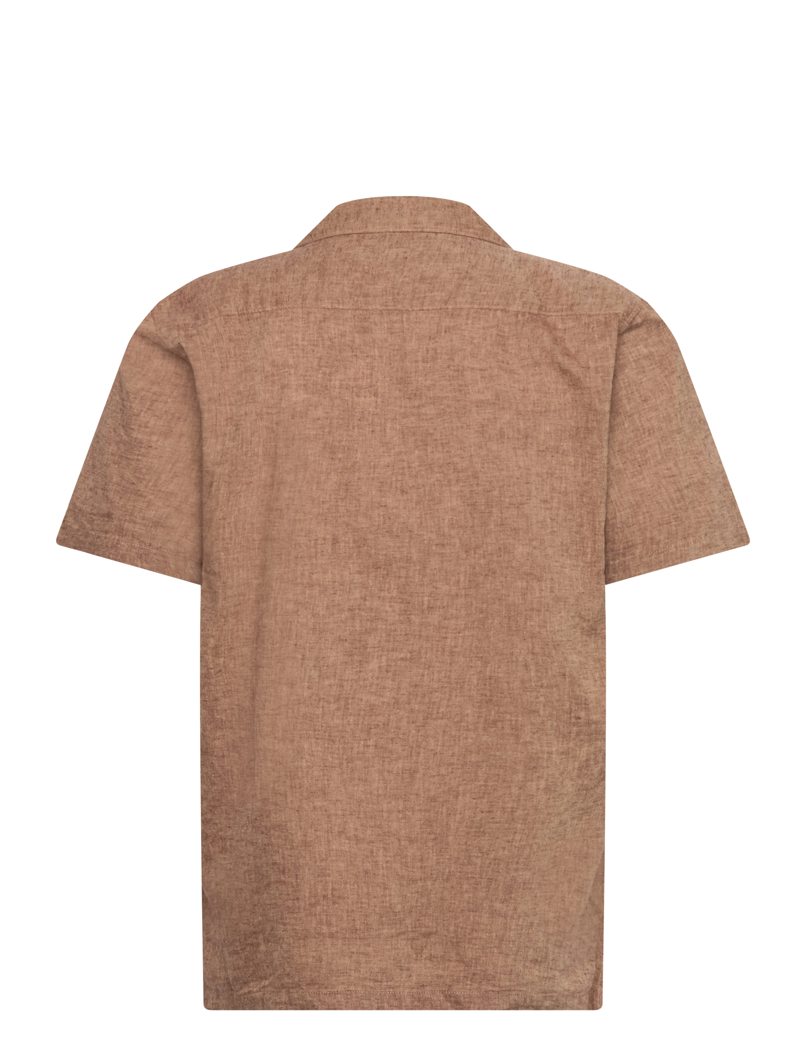 Lindbergh - Casual linen blend resort S/S - kurzarmhemden - brown - 2